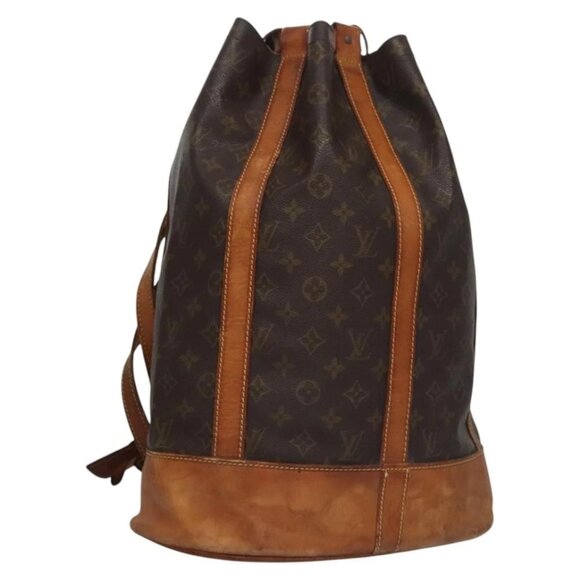 LOUIS VUITTON Monogram Randonnee GM Shoulder Bag M42244 LV Auth bs21916